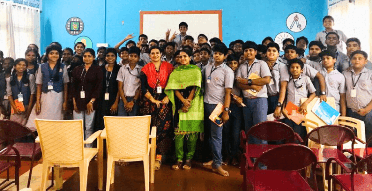 VSEC conducts Vocational Awareness session at Sree Durga Vilasam HSS, Peramangalam